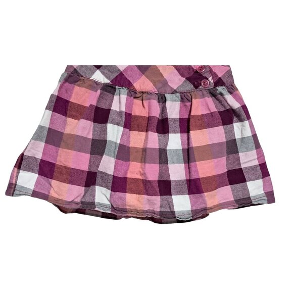 Lot of 3 Skirts Skorts Girls Size L Gap Faded Glory Pink Plaid Khaki Green - Picture 16 of 16